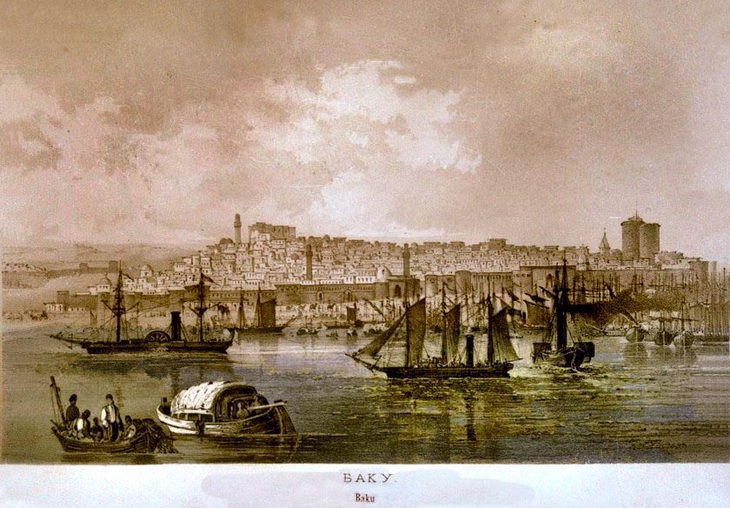 Баку и Сумгаит (1861-1865). По рисункам Карла Гиппиуса (ФОТО)