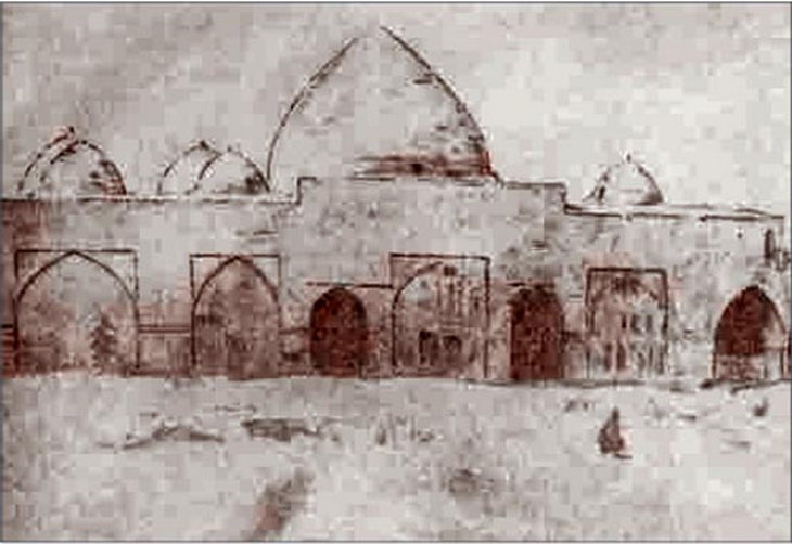 1848. Джума мечеть. Рисунок князя Г.Г. Гагарина