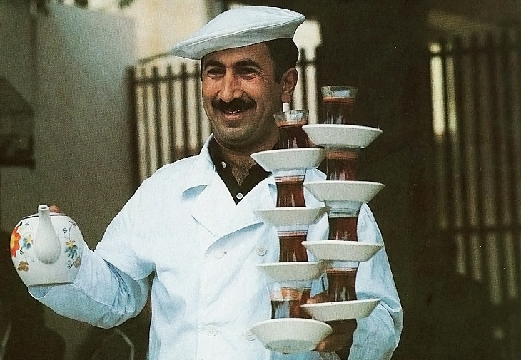 Ленкорань, разносчик чая, 1976 год