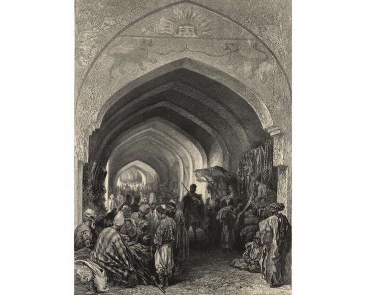 1840-1853. Караван-сарай в Эривани