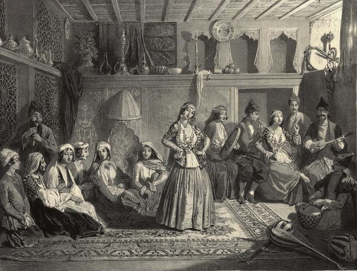 1840-1853. Шемахинские баядерки. Танцовщица Ниса.
