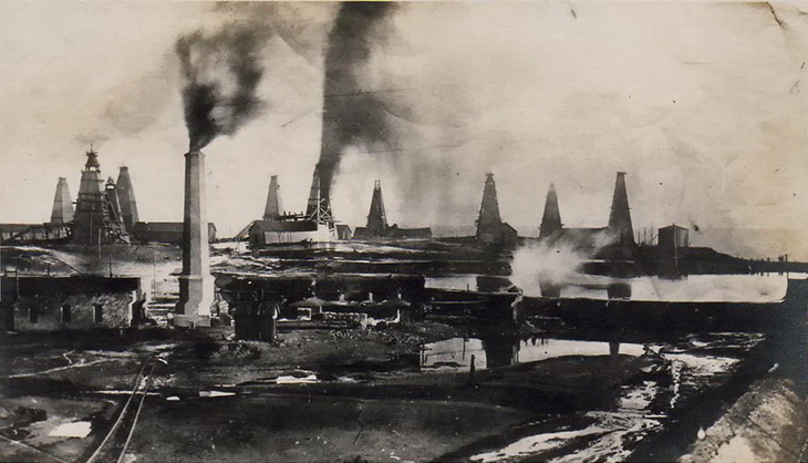 Балаханские нефтепромыслы Баку в 1880-1912 гг. (ФОТО)