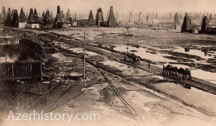 Строительство дорог к нефтепромыслам Баку и их освещение (конец XIX в.)