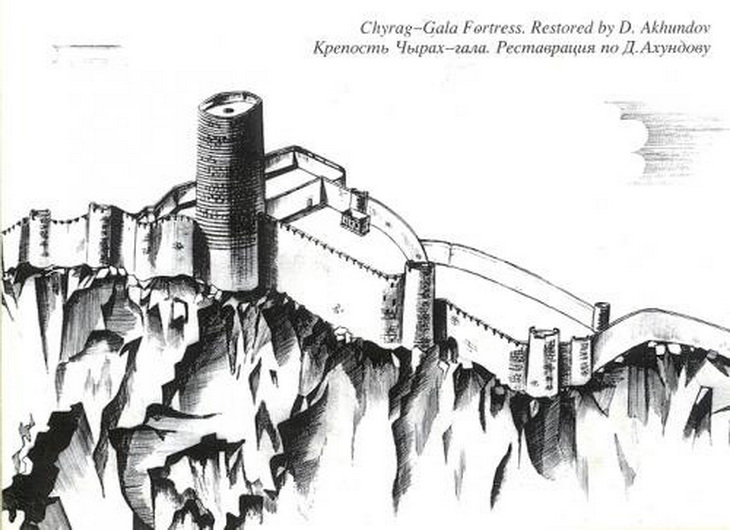 Древняя крепость Чирах-гала в Азербайджане (19 ФОТО)