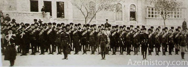Возникновение Азербайджанской национальной армии