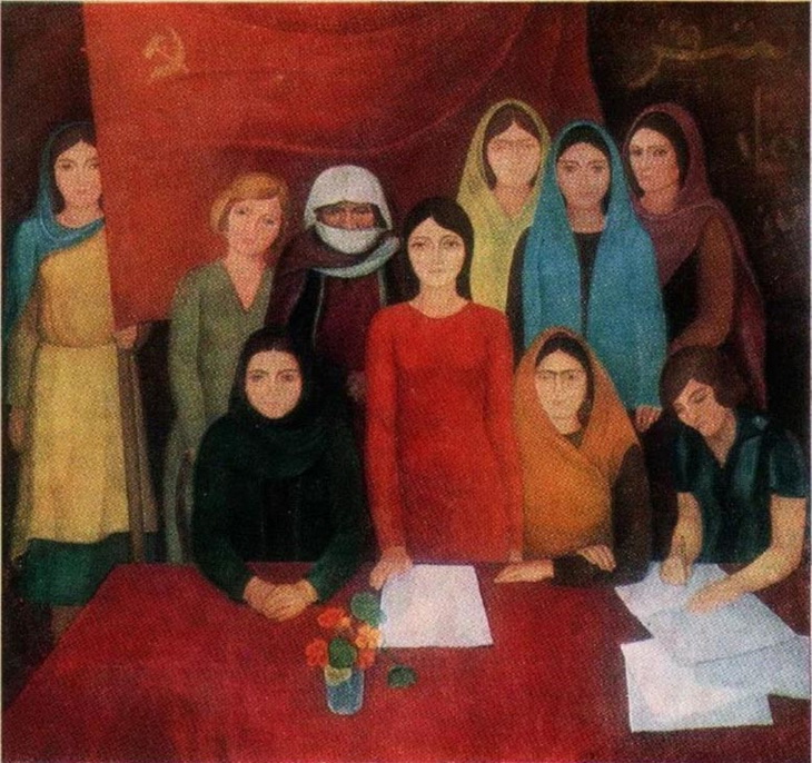 С.Намитокова-Манафова. «Съезд женщин Востока». (1977)