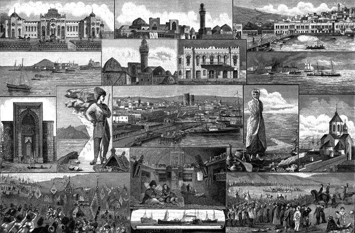 Баку от Терентьева-Уфимского на гравюрах 1887 г. (ФОТО)