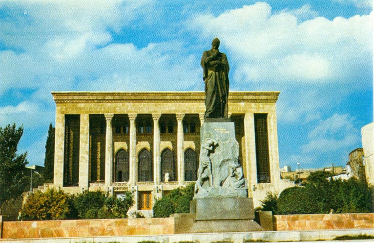 Здание театра Азербайджанской драмы в 1960-1970-х гг. (ФОТО)