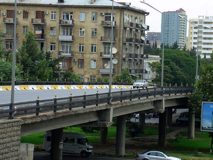 История Бакихановского моста-путепровода в Баку (ФОТО)